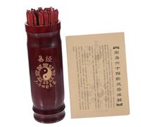WEKAMOS Set de Bâtons de Divination Chinoise avec Seau Fortune pour Jeux et Divination à Domicile Accessoire Léger