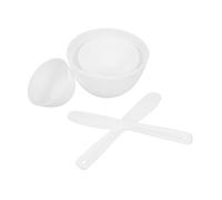 WEKAMOS Set de Bols Silicone pour Masques DIY avec Bâtons de Mélange Bol de Beauté pour Soins Visage à Usage Domestique et Mélangeur Pratique et Simple pour Masques Faciaux et Soins