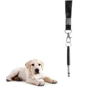 WEKAMOS Sifflet Chien Ultrasonique pour Dressage Et Contrôle des Aboiements avec Lanière Kit De Dressage Sécurisé Et Humain Outil De Rappel pour Éducation des Chiens
