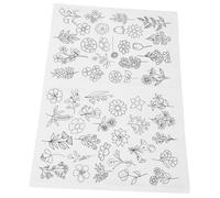 WEKAMOS Stabilisateur Broderie Soluble à Eau Froide pour Broderie Main Format Ajustable pour Motifs Imprimables et Logos sur Textile