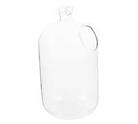 WEKAMOS Suspended Transparent Glass Fish Tank Vase for Home Decoration Aquarium Bowl Safe for Small Tropical Fish and Betta Stackable Space Saving Design