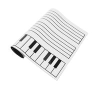 WEKAMOS Tableau Magnétique Effaçable à Sec pour Frigo Tableau Message Musical Ardoise Blanche pour Cuisine et Bureau