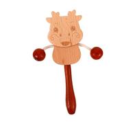 WEKAMOS Tambour à Main Traditionnel En Bois Pour Bébé, Jouet Musical Coloré, Développement Du Sens Du Rythme Et Coordination, Jouet D'éveil Pour Garçon Et Filles