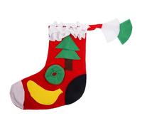 WEKAMOS Tapis de Reniflage Forme de Chaussette de Noël pour Chien Matériel et Résistant Tapis Éveil Nourriture pour Chiots Couleur Vive Portable et Pratique