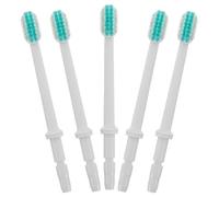 WEKAMOS Têtes de Jet Multi-usages Embout de Brosse D'irrigation Réutilisables Vertes pour Hydropulseur Lot de 5 Nettoyage Interdentaire à Domicile, Compatibilité, Hygiène