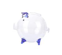 WEKAMOS Tirelire Cochon Transparent Boîte Décorative Apprentissage Dépargne pour Garçon Fille Cadeau Original pour Maison