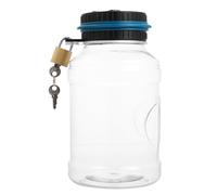 WEKAMOS Tirelire Numérique avec Serrure Pot D’Épargne en Plastique Affichage Digital du Total Seau de Rangement pour Pièces de Monnaie Présent Créatif D’Anniversaire 1 Pièce Usage