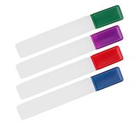 WEKAMOS Tube de Rangement pour Aiguilles à Tricoter en Plastique Lot de 4 Étuis Colorés 41X6X35 CM Porte-Aiguilles Portable pour Maison Voyage et Loisirs Créatifs