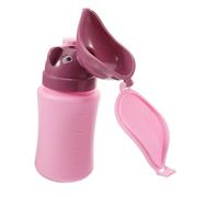 WEKAMOS Urinoir Portable Garçon Fille Bouteille Urine Pratique pour Voyage Urinal de Secours pour Activités Extérieures et Besoins Nocturnes Coloris Rose