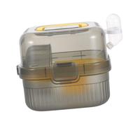 WEKAMOS Valise Cage pour Animaux de Compagnie Hamster Transport Carrier Petite Cage pour Animaux de Compagnie ABS Yellow