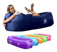 WEKAPO Chaise Longue Gonflable - Accessoires de Camping et de Plage, canapé Gonflable Portable pour la randonnée, la pelouse, Les Films d'intérieur/extérieur et Les Festivals de Musique. Hamac