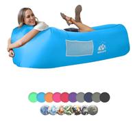 WEKAPO Chaise Longue Gonflable, Portable, étanche et Anti-Fuite, canapé idéal pour Le Jardin, la Plage, Les Voyages, Le Camping, Les Pique-niques et Les Festivals de Musique