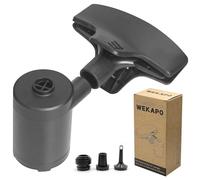 WEKAPO Pompe à air électrique portable et buse pour chaises longues - Gonflage rapide et facile, compatible avec les chaises longues, les flotteurs de piscine, les matelas et les équipements