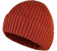 WEKNOWU Bonnet rétro unisexe en tricot doux et extensible au quotidien pour homme et femme, Orange, taille unique