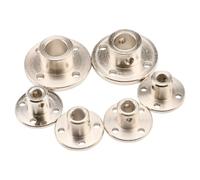 WEKONUMEX Accouplement à Bride Rigide, Guide de Bride Rigide, Accessoire de couplage, Argent, coupleur d'arbre de Moteur CNC 3-14mm(11mm)