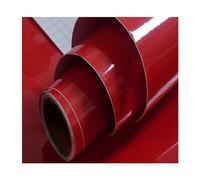 WEKONUMEX Autocollants muraux résistants à l'huile, Film PVC Multicolore for armoires de Cuisine, comptoirs, Bureaux, salles de Bain, Murs, Plusieurs Tailles(Flash Point Red,3m x 40cm)