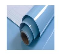 WEKONUMEX Autocollants muraux résistants à l'huile, Film PVC Multicolore for armoires de Cuisine, comptoirs, Bureaux, salles de Bain, Murs, Plusieurs Tailles(Flash Light Blue,1m x 40cm)