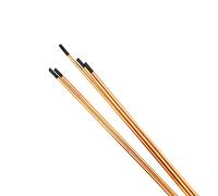 WEKONUMEX Baguettes de gougeage à l'arc au Carbone, 5/10 électrodes de gougeage à l'arc en Carbone revêtues de cuivre, Tailles Multiples 355 mm(5pcs,10mm)