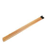 WEKONUMEX Baguettes de gougeage à l'arc au Carbone, Électrode de gougeage à l'air comprimé en Graphite cuivré, Tige de 4 à 12 mm x 355 mm(5pcs,6mm)