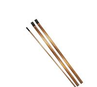 WEKONUMEX Baguettes de gougeage à l'arc au Carbone, Électrode de gougeage à l'arc en Carbone revêtu de cuivre, Disponible en Plusieurs Tailles(3pcs,5x12x355mm)