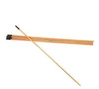 WEKONUMEX Baguettes de gougeage à l'arc au Carbone, Électrodes de gougeage à l'arc en cuivre-Carbone, Tailles Multiples 4-12 mm, 35,5 cm (14 Pouces), Paquet de 5(10pcs,10mm)
