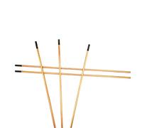 WEKONUMEX Baguettes de gougeage à l'arc au Carbone, Lot de 5 ou 10 bâtonnets de Carbone à gougeer cuivrés, diamètre 4-12 mm, 14 Pouces(5pcs,6mm)