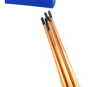 WEKONUMEX Baguettes de gougeage à l'arc au Carbone, Paquet de 5 charbons à gougeer revêtus de cuivre, de Tailles Multiples(5mm)