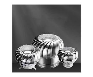 WEKONUMEX Capot de cheminée Rotatif, Capot de cheminée Rotatif en Acier Inoxydable, Capuchon de Ventilateur de Turbine, Plusieurs Tailles(500mm/19.69in)