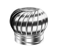 WEKONUMEX Capot de cheminée Rotatif, Capuchon de cheminée Rotatif en Acier Inoxydable 304, 75-400mm(110mm)
