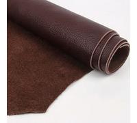 WEKONUMEX Chutes de Cuir, Cuir de Vachette tanné végétal for Loisirs créatifs, Multicolore, Plusieurs Tailles(Bruin,50x100cm)