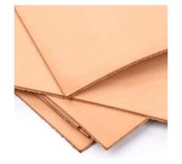WEKONUMEX Chutes de Cuir, Cuir de Vachette tanné végétal première Couche, 3 mm d'épaisseur, Plusieurs Tailles(30x30cm)
