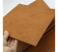 WEKONUMEX Chutes de Cuir, Feuilles de Cuir de Vachette tanné végétal de 5 mm d'épaisseur, Disponibles en Plusieurs Tailles(10x20cm)