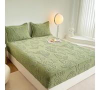 WEKONUMEX Draps-Housses en Flanelle, Drap-Housse en Flanelle avec élastique, Multicolore, Plusieurs Tailles(Jnh-3,180x200+25cm)