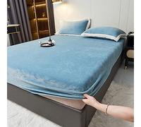 WEKONUMEX Draps-Housses en Flanelle, Drap-Housse en Flanelle Multicolore, Plusieurs Tailles(JN-6,120x200+25cm)