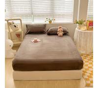 WEKONUMEX Draps-Housses en Flanelle, Drap-Housse en Velours Multicolore, Plusieurs Tailles(JN-7,150x200+25cm)