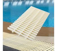 WEKONUMEX Grille de débordement de Drainage de Piscine Grille en Plastique ABS 15-40x100cm Paquet de 1-10(10pcs,30 * 100cm)