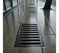 WEKONUMEX Grille de Drainage Pluvial, Grille d'évacuation en Fonte, Plusieurs Tailles(50x20cm(20"x8"))