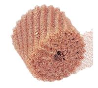 WEKONUMEX Maille métallique en cuivre Pur, Filtre tissé en cuivre Pur à 6 Fils, Plusieurs Tailles, Largeur 100 mm, qualité Alimentaire sanitaire(6 Meter)