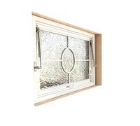 WEKONUMEX Petite fenêtre de sous-Sol, Fenêtre à Cadre en Acier s'ouvrant vers l'extérieur, avec vitrage trempé et verrou de sécurité, Blanche, Plusieurs Dimensions(75x70cm/29.5x27.6in)