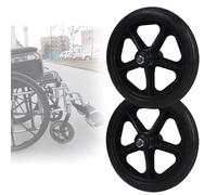 WEKONUMEX Roues pour fauteuils roulants, Lot de 2 roulettes de Rechange for Fauteuil Roulant Avant de 6 à 8 Pouces(200mm/8inch)