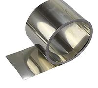 WEKONUMEX Rouleau de Feuille, Feuille Fine en Acier Inoxydable for décoration de Laboratoire électronique, Plusieurs Tailles, Longueur 1 m ou 5 m(Length: 1m,0.5mm x 100mm)