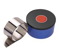 WEKONUMEX Rouleau de Feuille, Tôle d'acier Inoxydable 50 mm de Largeur 5 m de Longueur épaisseur 0,005-0,4 mm(Thickness:0.12mm)