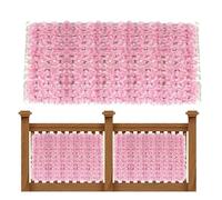 WEKONUMEX Rouleau de haie Artificielle, Écran de Lierre Artificiel Multicolore, Plusieurs Tailles(Pink 0.kh*Uncle)