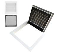 WEKONUMEX Trappe d'accès, Panneau d'accès de Conception à persiennes avec Couvercle d'aération en Aluminium Blanc de Tailles Multiples(17.7x21.6in(45x55) cm)