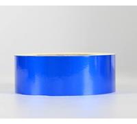 WEKOW 1pcs Largeur 5CM / 10CM / 20CM Longueur 3M Ruban D'avertissement Réfléchissant Ruban Monochrome Autocollant/Ruban De Sécurité à Film Réfléchissant (Blue,5CM)