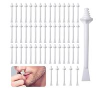 Wekuw 100 Pieces Épilation du Nez Applicateurs Nose Wax Kit Épilation du Nez Epilation Homme Cire pour Homme Bâtonnets Cire Baton Epilation
