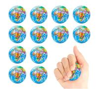 Wekuw 12 Pcs Balle Anti Stress Globe Balle Globe de Stress Stress Relief Planisphère Mini Balle Globe Terrestre en Mousse Balle de Stress pour Enfant Ecole Elève Étude Cadeau Anniversaire