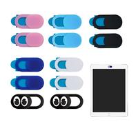 Wekuw 12 Pièces Cache Camera Ordinateur Cache Webcam Cache Caméra pour Surface Pro 13/15 inch MacBook Pro, MacBook Air, Mac, ASUS, iPad, iPhone 8/7/6, Portable & Bureau Ordinateur