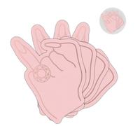 Wekuw 20 Pièces Serviettes de Table Papier, Rose Serviettes en Papier Jetables 18x5cm Serviettes en Vrac Douces de Qualité Douceur et Moelleux, pour Mariages, Fêtes de Baptême, Anniversaires
