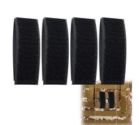 Wekuw 4 Pièces Adaptateur Molle Sangles Molles Gilet Molle Accessoires de Gilet Molle Accessoires pour Équipement Tactique Accessoires de Gilet Tactique pour Sac à Dos d'Extérieur